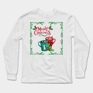 Merry Christmas Cozy Cups Long Sleeve T-Shirt